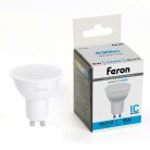 Лампа светодиодная GU10 5W 6400K Feron 51217 LB-24