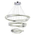 Светильник подвесной Хром/Прозрачный LED 1*97W 4000K ST-Luce SL6204.101.03 RITORTO