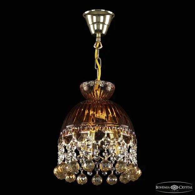 Подвесной светильник бронзовый Bohemia Ivele Crystal 5478/22 G Amber/M-1G Balls K721 Подвесной светильник бронзовый Bohemia Ivele Crystal 5478/22 G Amber/M-1G Balls K721