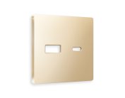 Лицевая панель ALFA (Шампань) для розетки 2USB тип Ambrella Volt AP6110 QUANT