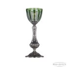 Настольная лампа бронзовая Bohemia 71100L/15 NB P1 Clear-Green/H-1H 7100