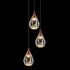 Подвесной светильник Delight Collection MD24001004-3A copper/clear Stilla