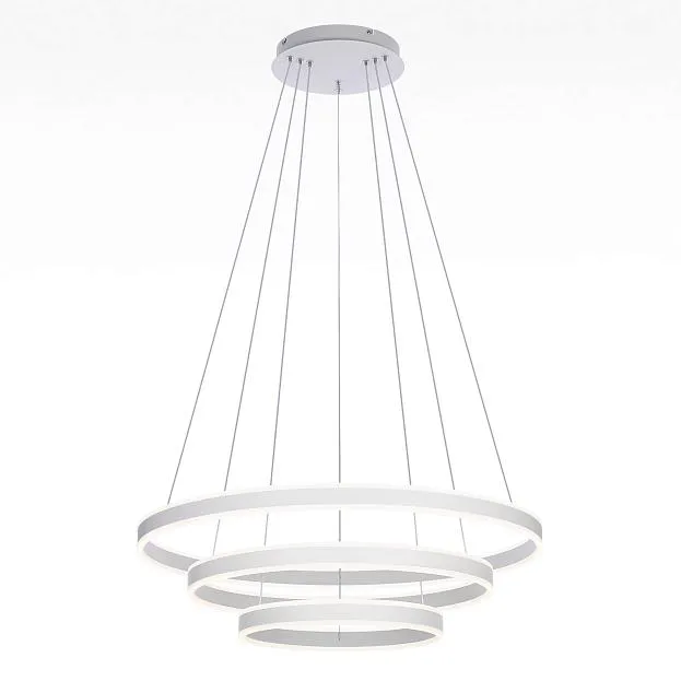 LED Люстра подвесная с пультом Белая Citilux CL719680 Дуэт LED Люстра подвесная с пультом Белая Citilux CL719680 Дуэт