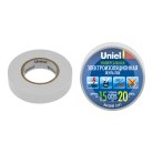 Изоляционная лента Uniel UIT-135P 20/15/01 WHT