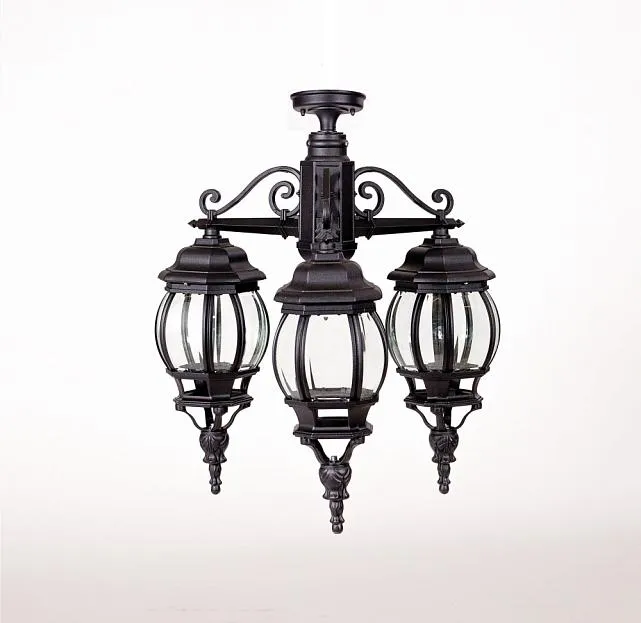Потолочный светильник уличный Oasis Light 83470SA/3 Bl AMERICA S Потолочный светильник уличный Oasis Light 83470SA/3 Bl AMERICA S