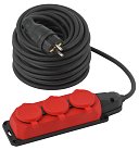 Розеточные блоки, удлинители ЭРА UK-3e-3x1,5-30m-IP44(KG)