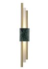 Настенный светильник Crystal Lux CARTA AP6W LED GREEN/BRASS