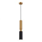 Светильник подвесной Латунь/Латунь, Черный GU10 1*5W 4000K ST-Luce SL1192.343.01 PRIETTI