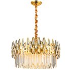 Каскадная люстра Natali Kovaltseva NAVIS 76019/10C GOLD