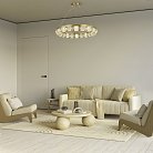 Светильник подвеснойЛатунь/Прозрачный LED 1*65W ST-Luce SL6011.313.01 ESME