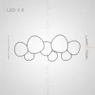 Бра BEA COMBO 8 ламп Lampatron 6426-17293