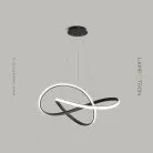 Кольцевые люстры и светильники VERA Цвет черный. Размер S. Свет трехцветный. Lampatron 2505-22531