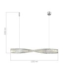 Светильник подвесной Хром/Прозрачный LED 1*25W 3000K ST-Luce SL6205.123.01 ELICA