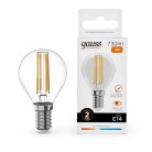 Светодиодная филаментная лампа Gauss 52112 FILAMENT ELEMENTARY