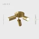 Точечный свет HALLER 3 лампы Lampatron 6914-18949