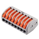 Клемма строительно-монтажная 8-проводная STEKKER 32399, LD222-418