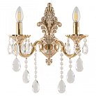 Бра с хрустальными подвесками Bohemia Ivele Crystal AL7801B14/2/175 B GW