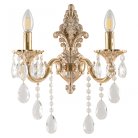 Бра с хрустальными подвесками Bohemia Ivele Crystal AL7801B14/2/175 B GW