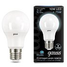 Лампа Gauss 102502210 LED A60 E27 10W 4100K груша матовая