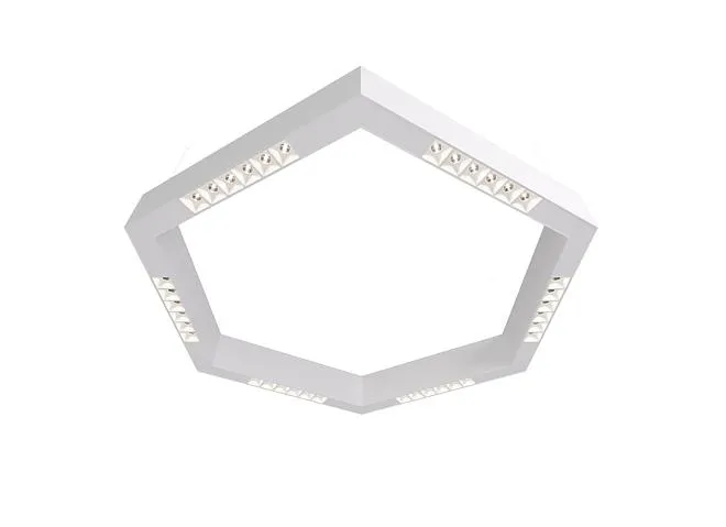 Накладной светодиодный светильник 0,7м 36Вт 34° Donolux dl18515с111w36.34.700ww Eye-hex Накладной светодиодный светильник 0,7м 36Вт 34° Donolux dl18515с111w36.34.700ww Eye-hex
