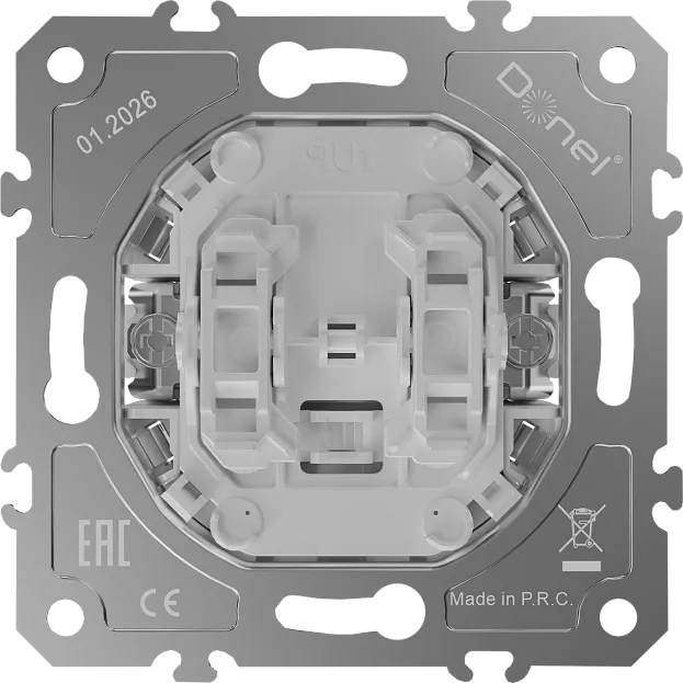Механизм выключателя В2 (простого), быстрозажимные контакты, 16 A 250 В~, Donel DO10500 D16