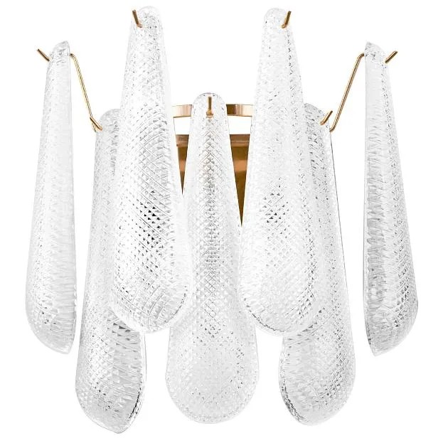 Бра 2х6W(led) E14 ЗОЛОТО/ПРОЗРАЧНЫЙ Lightstar 799622 Retro II