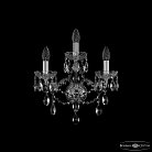 Бра хрустальный Bohemia 1415B/2+1/165 Ni