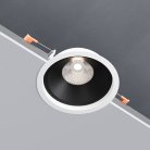 Встраиваемый светильник Elektrostandard белый/чёрный 25083/LED SLIDE a062942