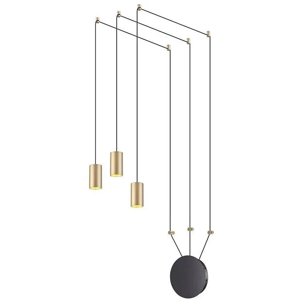 Подвесной светильник SPIN L3 Gold ImperiumLoft 313215-26 SPIN01