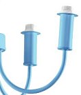 Рожок для люстры S110052/5blue frame Donolux Arm X S52/5blue BABY