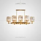 Кольцевые люстры и светильники AIRIN Модель A. 8 плафонов (овал). Lampatron 3476-8524