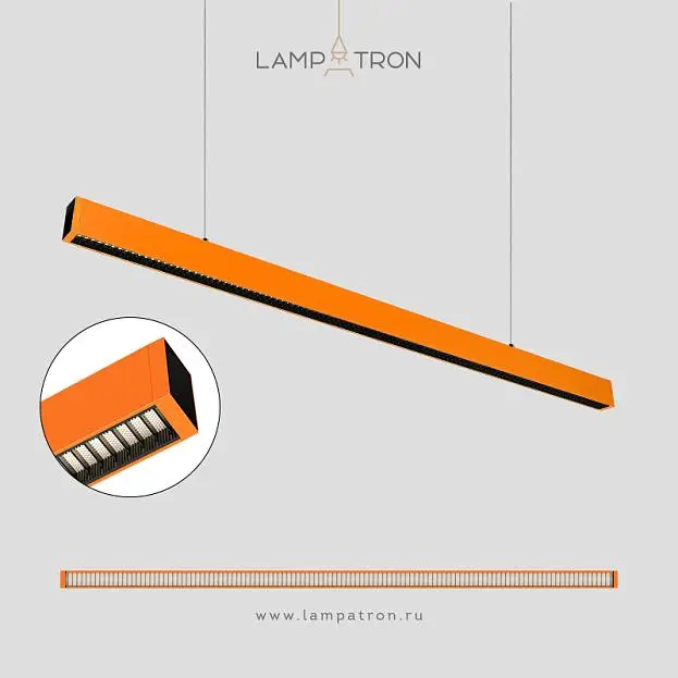 Реечный, рядный светильник VOX Тип В. Размер L. Цвет оранжевый Lampatron 8726-24489 Реечный, рядный светильник VOX Тип В. Размер L. Цвет оранжевый Lampatron 8726-24489