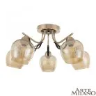 Люстра потолочная с плафонами Arte Milano 322306/5 FG+BK Amalfi