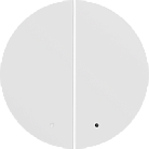 Клавиша 2-я с подсветкой, глянцевый белый, Donel DO28503 D16