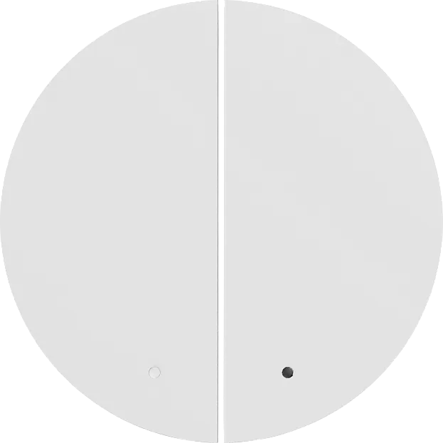 Клавиша 2-я с подсветкой, глянцевый белый, Donel DO28503 D16