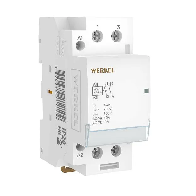 Контактор модульный Werkel W942M40O Контакторы a069475 Контактор модульный Werkel W942M40O Контакторы a069475
