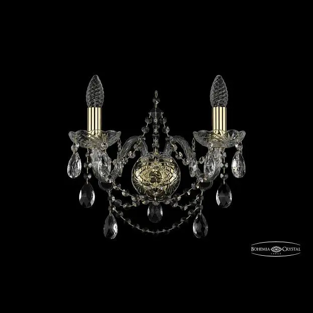 Бра хрустальный Bohemia 1411B/2/160 G Бра хрустальный Bohemia 1411B/2/160 G