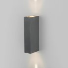 Уличный настенный светильник Elektrostandard 35136/W серый Blaze a057051