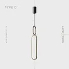 Подвесной светильник BERGEN Тип C. Цвет Черный Lampatron 6360-17097