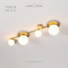 Потолочный светильник ELBOW 4 лампы. Тип B Lampatron 4415-11165