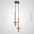 Готовая комбинация светильников HAGBART DUO Цвет Латунь Lampatron hagbart-duo-brass 7093-19448