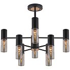 Потолочная люстра ILLUMICO IL1295-8PPA-79 BK GD