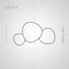 Бра BEA COMBO 3 лампы Lampatron bea-combo-3 6426-17288