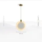 Подвесной светильник MARBLE 3 Размер L. Lampatron 1514-6351