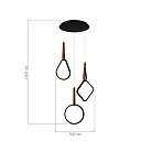 Светильник подвесной ST Luce SL6131.403.36 SHAPE