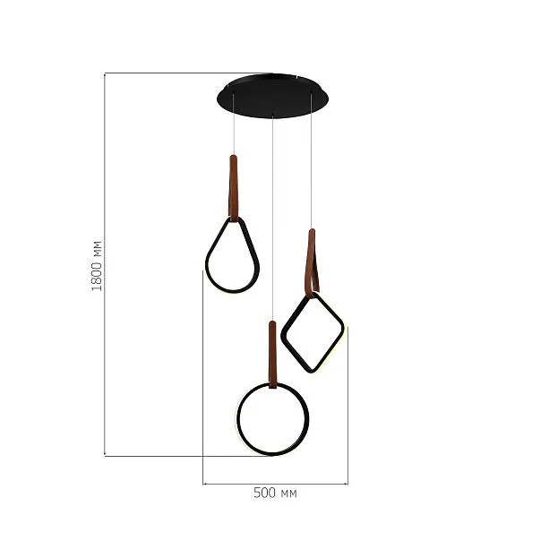 Светильник подвесной ST Luce SL6131.403.36 SHAPE