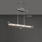 Реечный, рядный светильник DONATUS LONG Размер M Lampatron 8909-25209