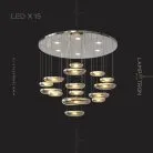 Готовая комбинация светильников MANNA 15 ламп Lampatron 6016-16004