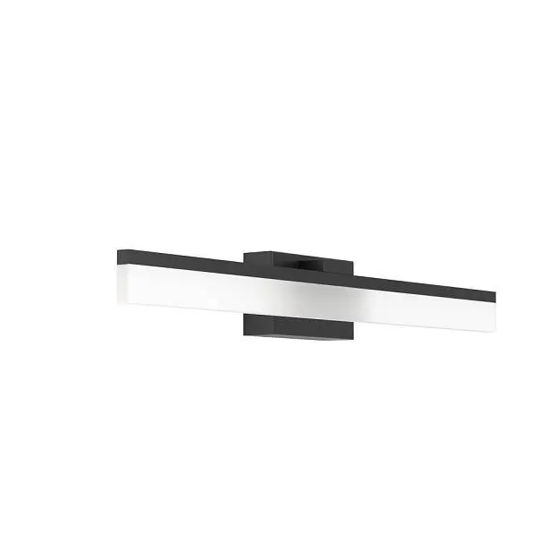 Бра 1X11W (LED), 3000K, 1350lm, IP44, L595, H80, A65, алюминий, сталь, черный / пластик, матовый eglo 900845 PALMITAL Бра 1X11W (LED), 3000K, 1350lm, IP44, L595, H80, A65, алюминий, сталь, черный / пластик, матовый eglo 900845 PALMITAL