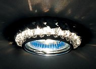Встраиваемый светильник Donolux DL062.02.1/12 crystal/jet Downlight